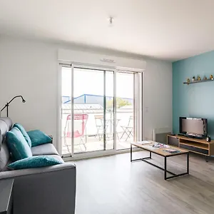 L'écume - Studio Moderne Avec Grand Balcon Et Place De Parking Dinard